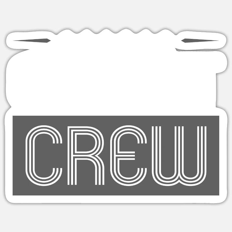Cricket Crew - Sticker size S (10 x 10 cm) - white matte