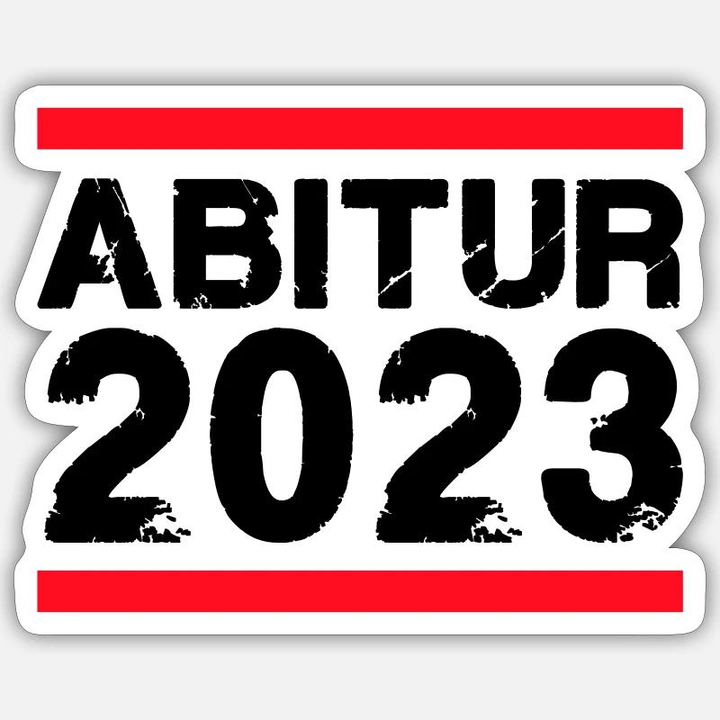 High school graduation 2023 Sticker size S (10 x 10 cm)