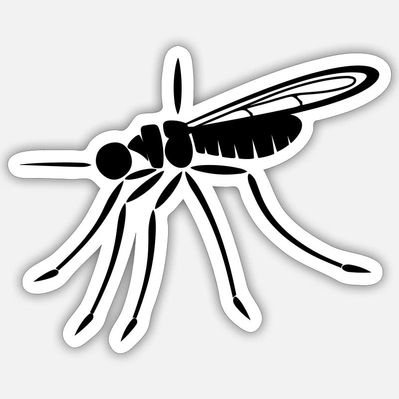 mosquito Sticker size S (10 x 10 cm)
