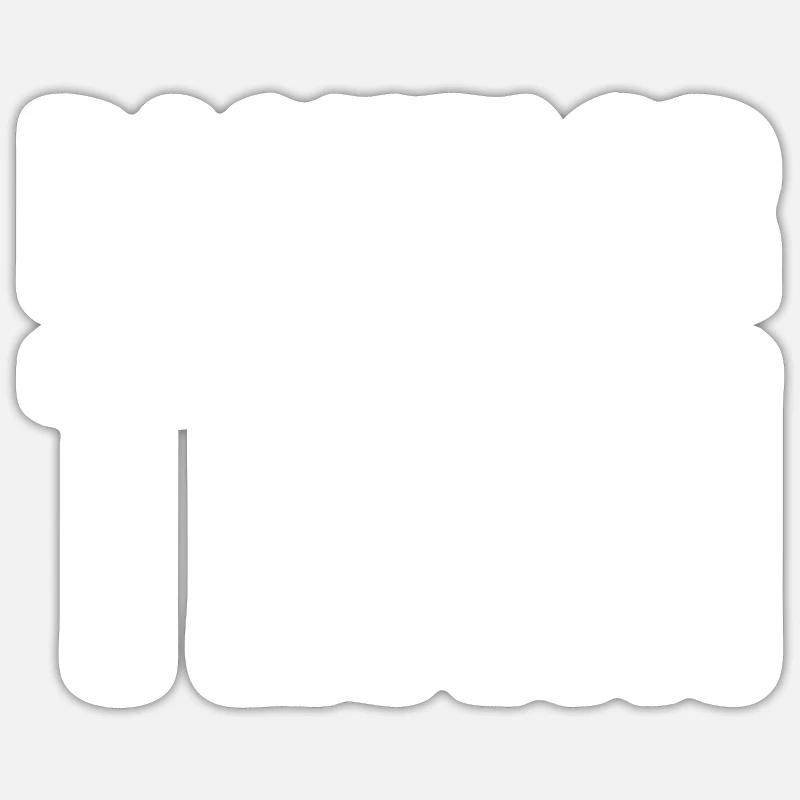 Équipe Bachelor - Sticker taille S (10 x 10 cm) - blanc mat