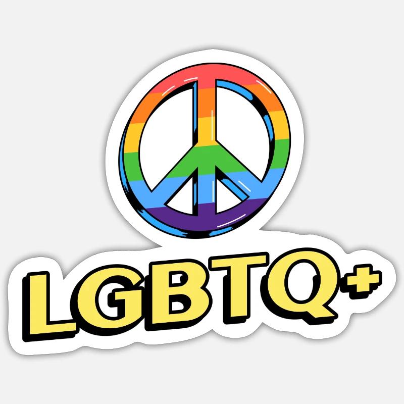 Conception LGBTQ+ Sticker taille S (10 x 10 cm)