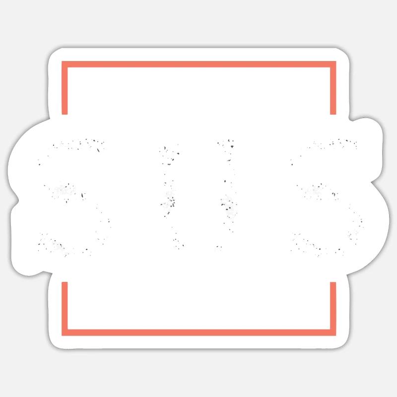 Déclaration de Kinda Sus Sassy Sticker taille S (10 x 10 cm)