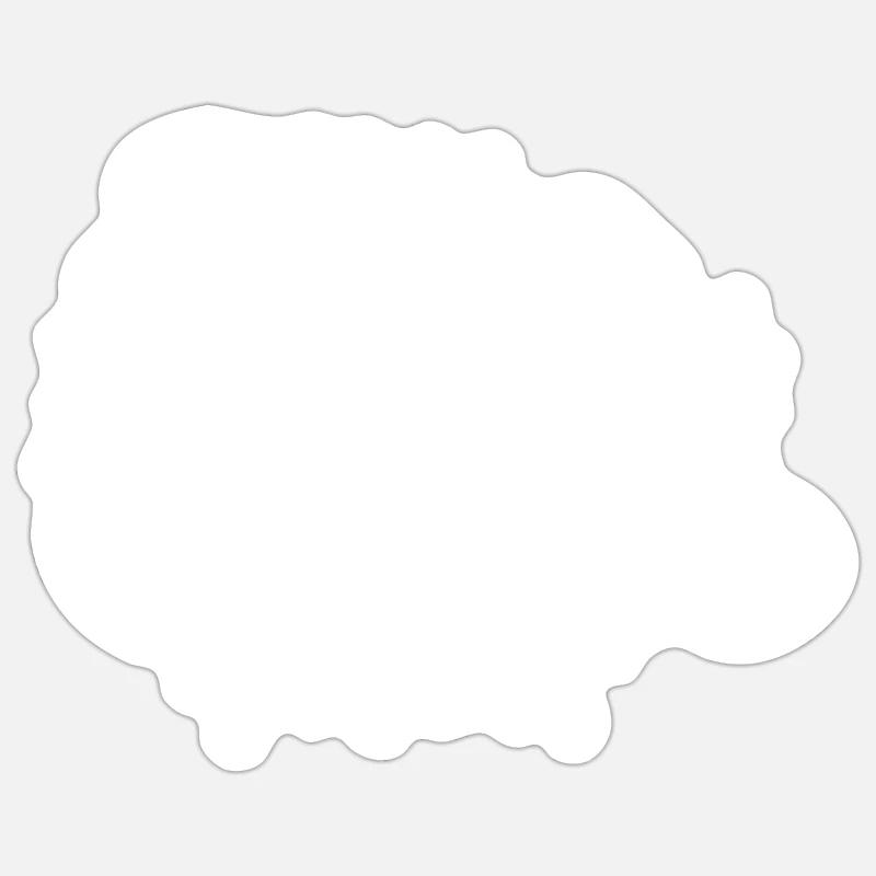 Keep it simple - Sticker size S (10 x 10 cm) - white matte