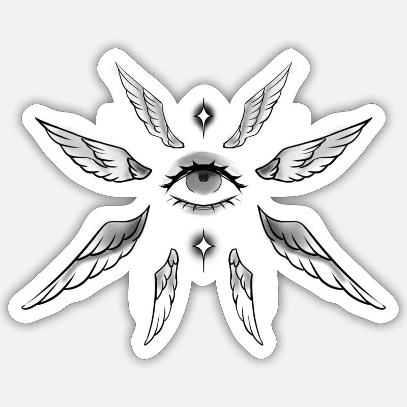 Séraphins Sticker taille S (10 x 10 cm)