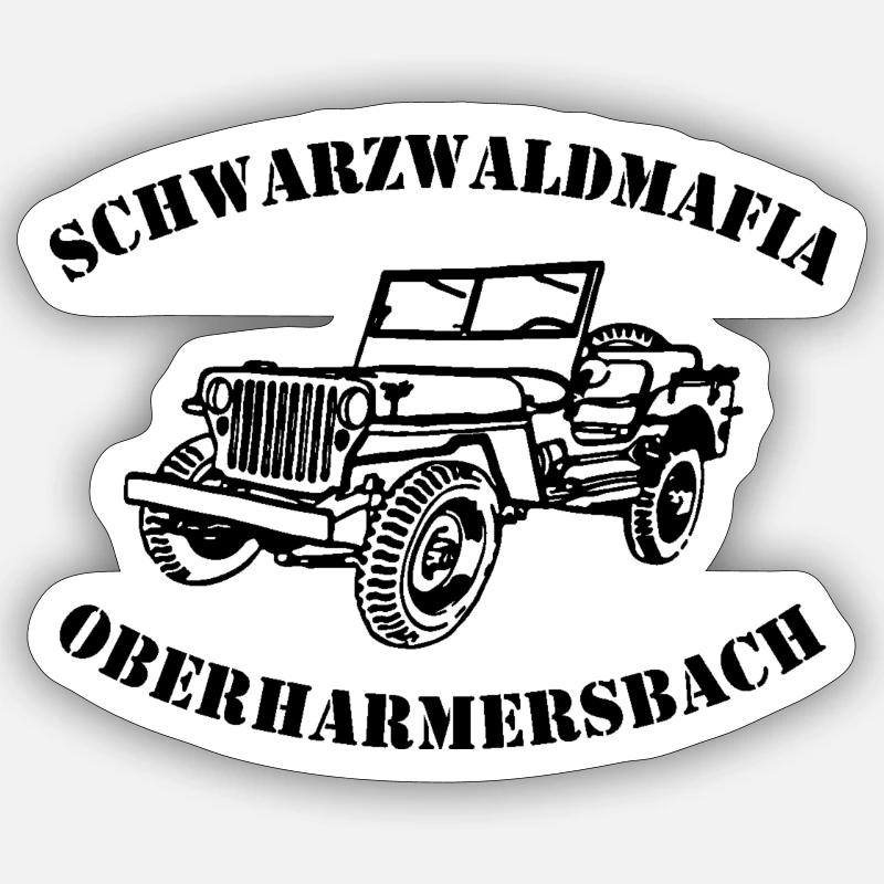 Schwarzwaldmafia Sticker Größe S (10 x 10 cm)