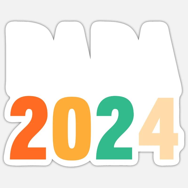 Werdender Papa 2037 Sticker Größe S (10 x 10 cm)