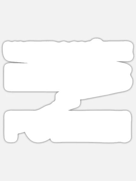 Polizei - Sticker Größe S (10 x 10 cm) - Mattweiß
