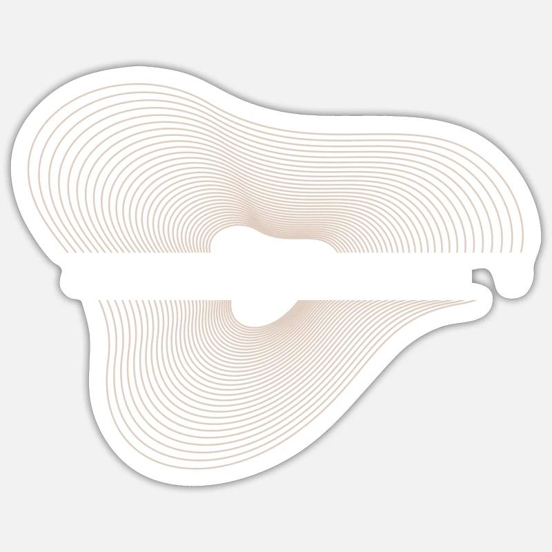 Conception abstraite Sticker taille S (10 x 10 cm)