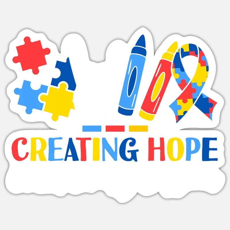 Creating Hope with Every Session Registered ABA Sticker Größe S (10 x 10 cm)