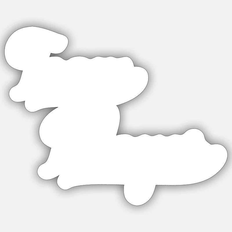 Team Player - Sticker size S (10 x 10 cm) - white matte