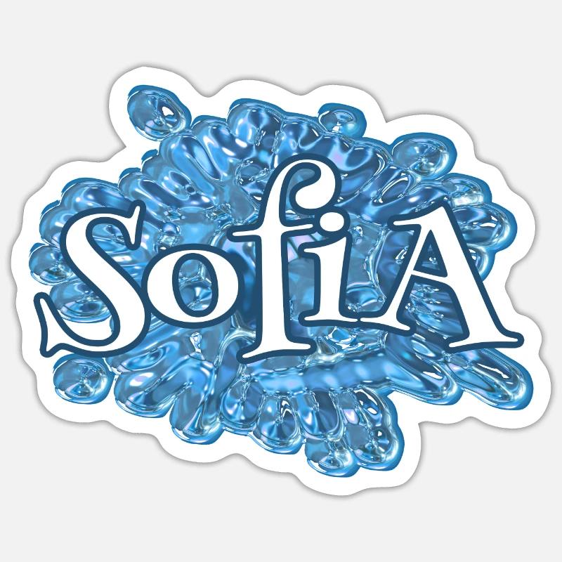 Vorname Geschenkidee Sofia Sticker Größe S (10 x 10 cm)