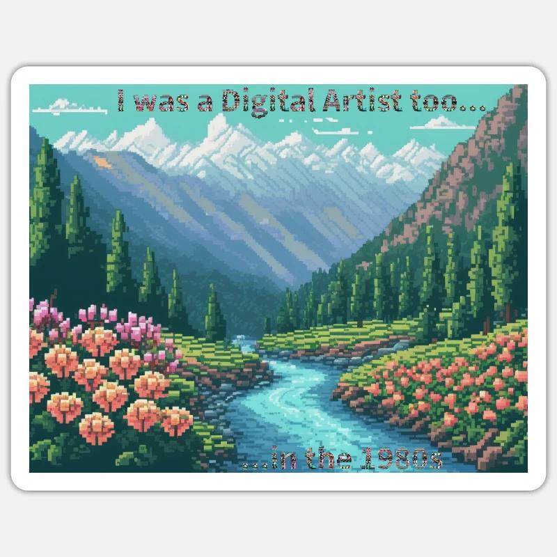 Kunst Sticker Größe S (10 x 10 cm)