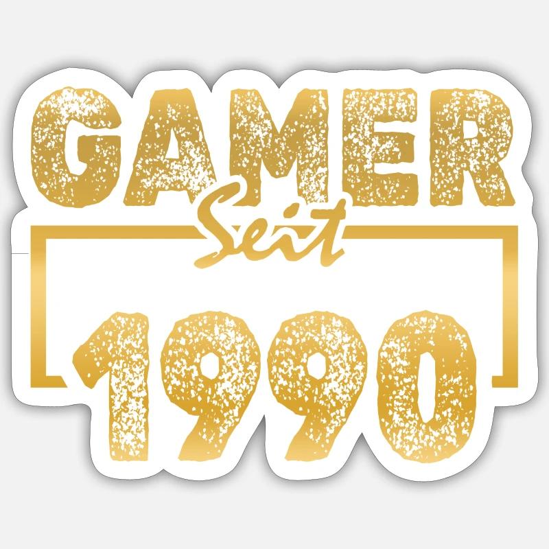 Daddeln 1990 Sticker size S (10 x 10 cm)
