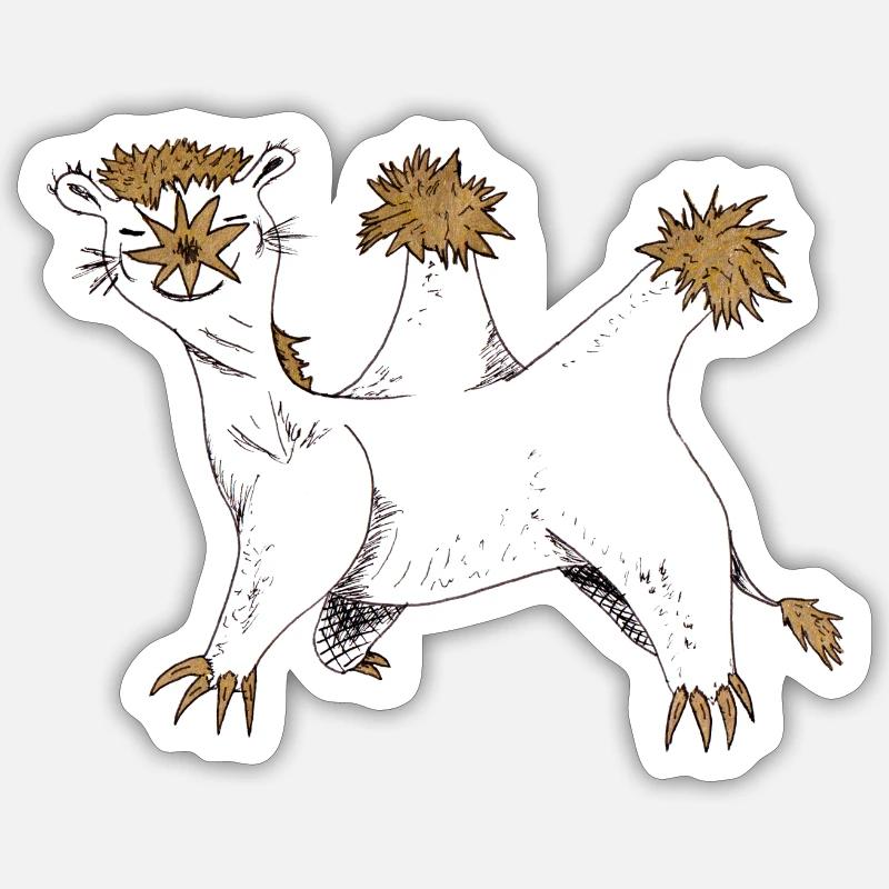 Chamaupe - Sticker size S (10 x 10 cm) - white matte