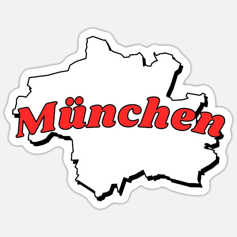 München Sticker Größe S (10 x 10 cm)