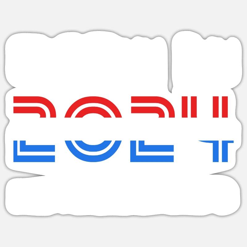 2024 - Sticker Größe S (10 x 10 cm) - Mattweiß