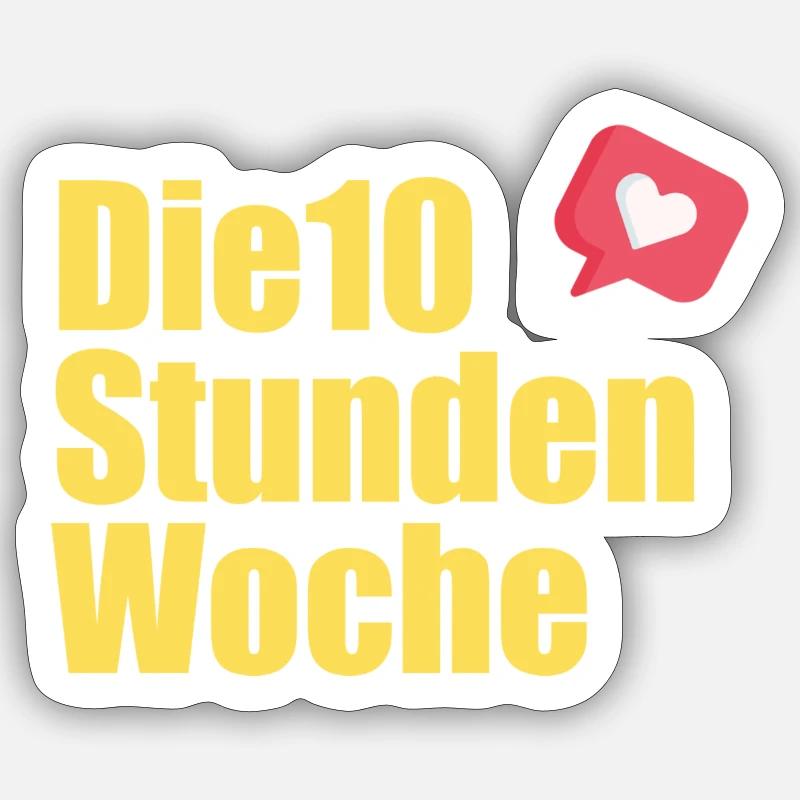 Sticker Größe S (10 x 10 cm) - 
