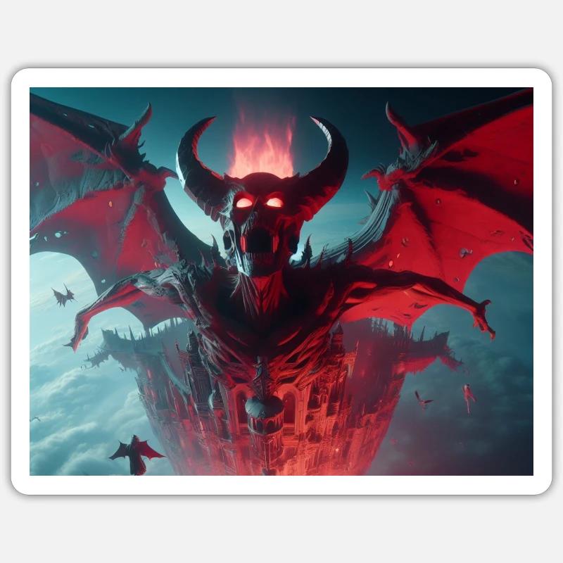 Modern design Sticker size S (10 x 10 cm)