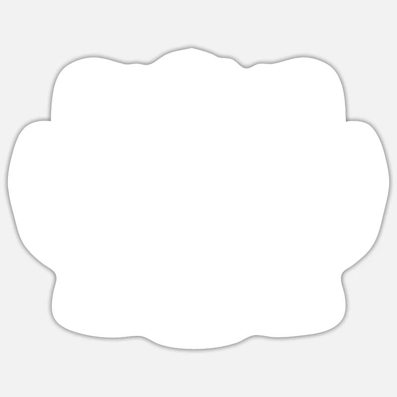 Toast beer - Sticker size S (10 x 10 cm) - white matte