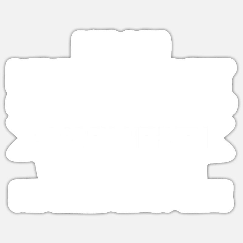 Physiotherapeut Beruf Physio Geschenk - Sticker Größe S (10 x 10 cm) - Mattweiß