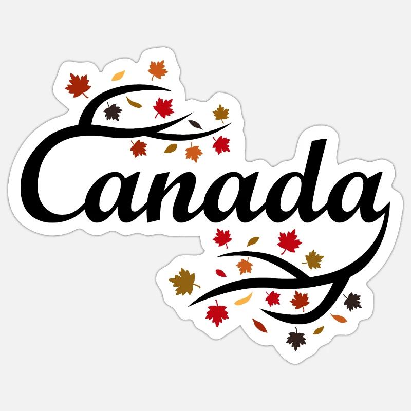 Canada - Sticker size S (10 x 10 cm) - white matte