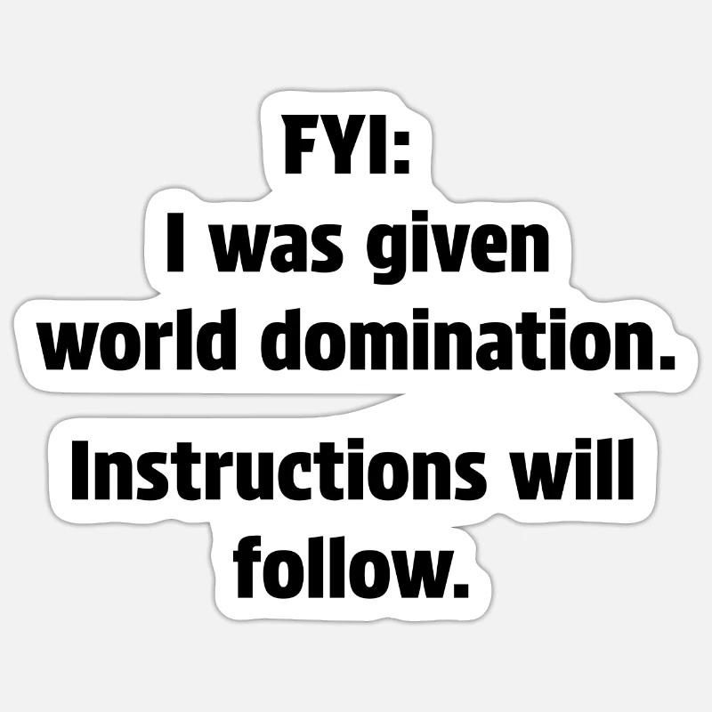 Sticker Größe S (10 x 10 cm) - 