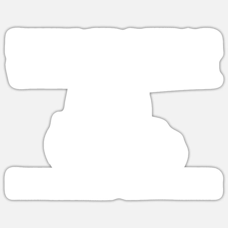 Traktor - Sticker Größe S (10 x 10 cm) - Mattweiß