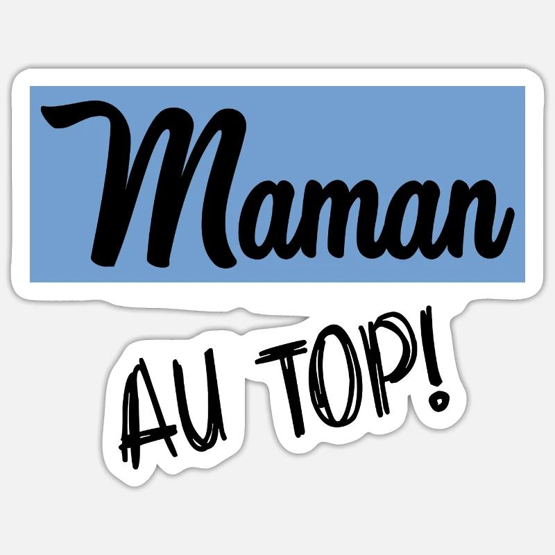 MUTTERTAG. SCHÖNEN MUTTERTAG. MAMA Sticker Größe S (10 x 10 cm)