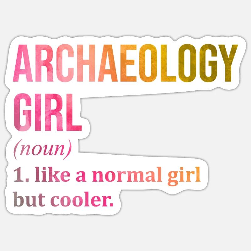 Archaeology Sticker size S (10 x 10 cm)