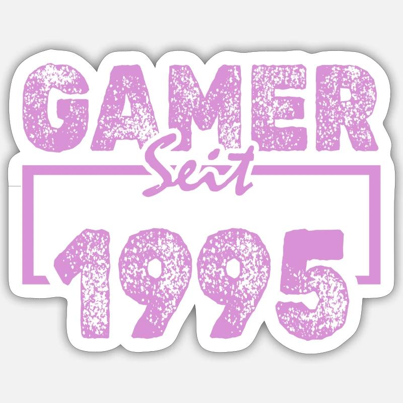 Typing 1995 Sticker size S (10 x 10 cm)