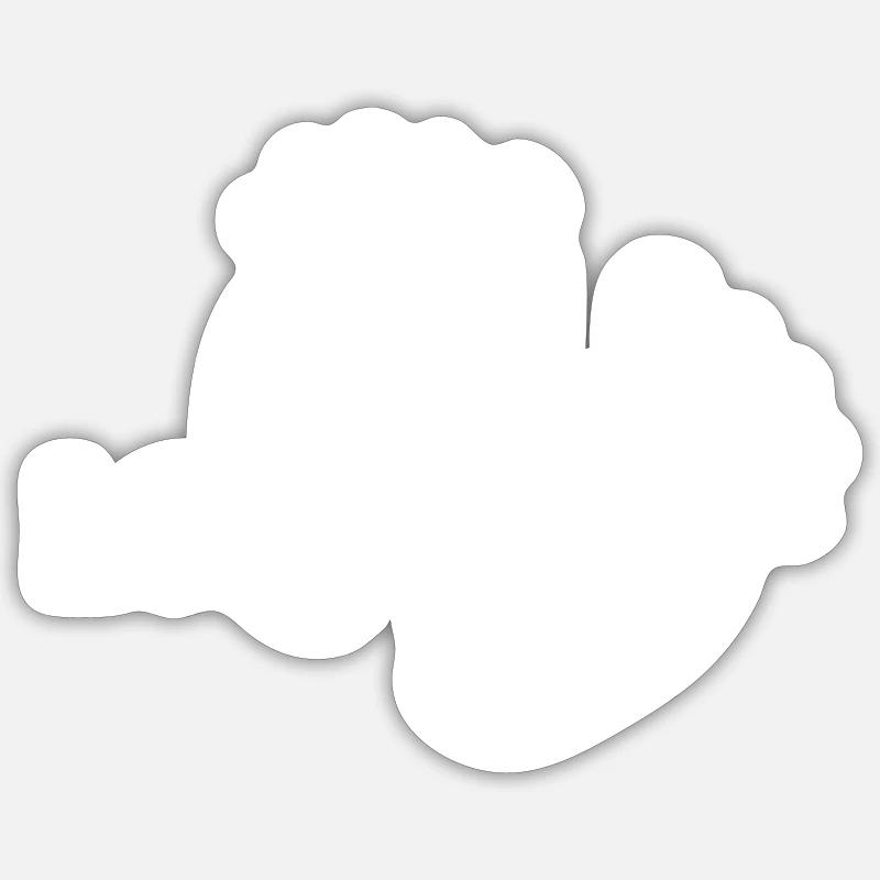 Geburt Lorenz - Sticker Größe S (10 x 10 cm) - Mattweiß
