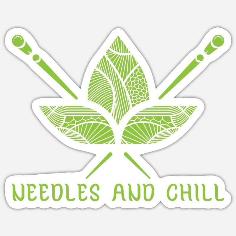 Acupuncture - Sticker size S (10 x 10 cm) - white matte