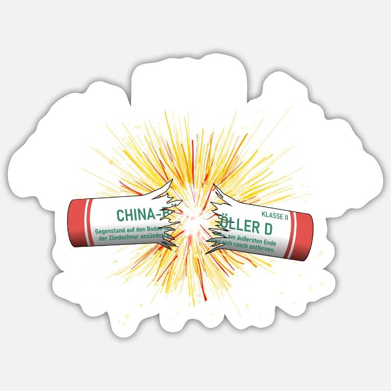 Pyro For Ever - Sticker size S (10 x 10 cm) - white matte