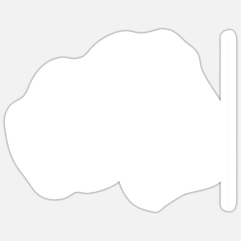 Faust Hand Comic Aggression Sticker Größe S (10 x 10 cm)