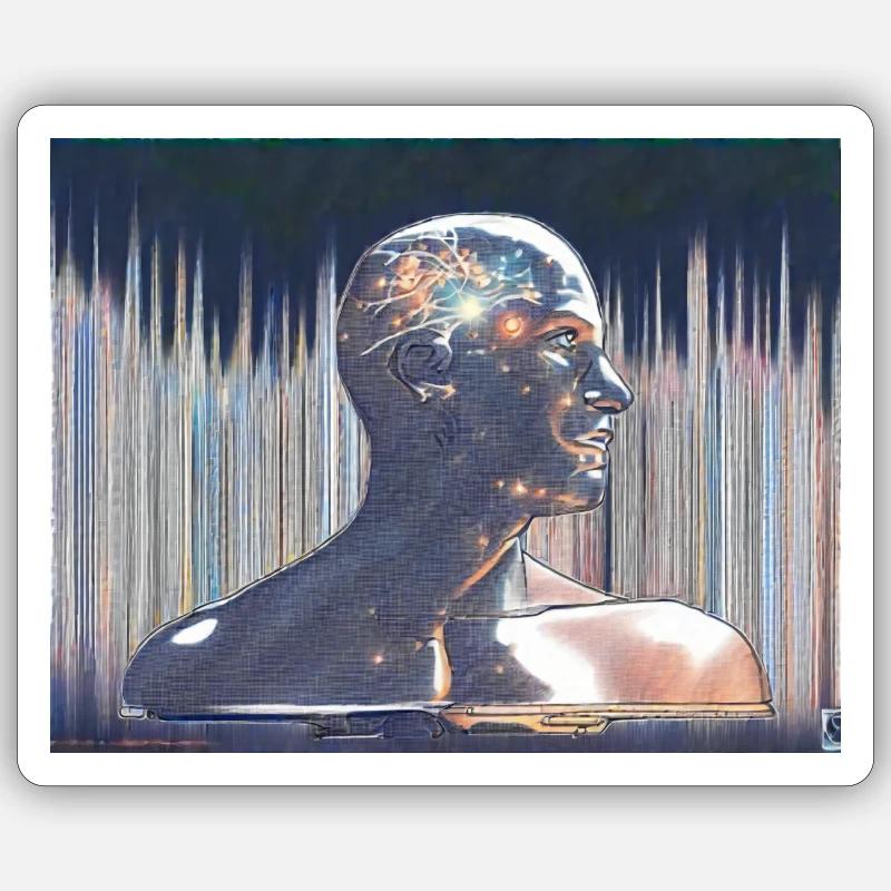 Lightrix - Sticker Größe S (10 x 10 cm) - Mattweiß