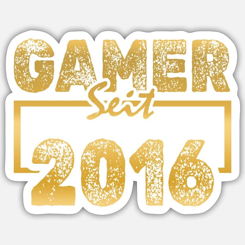 2016 - Sticker taille S (10 x 10 cm) - blanc mat