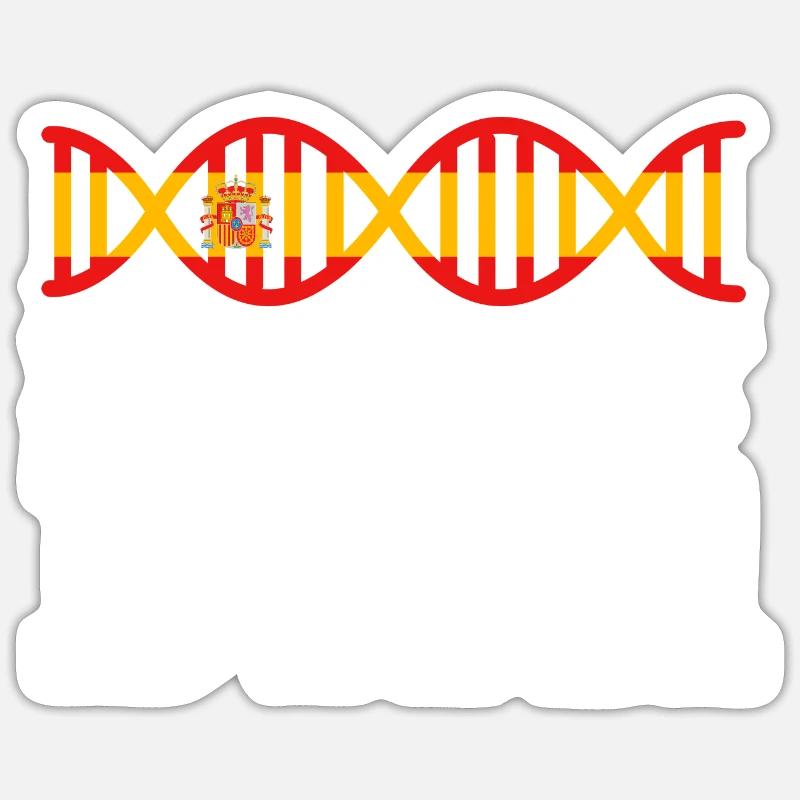 Espagnol - Sticker taille S (10 x 10 cm) - blanc mat
