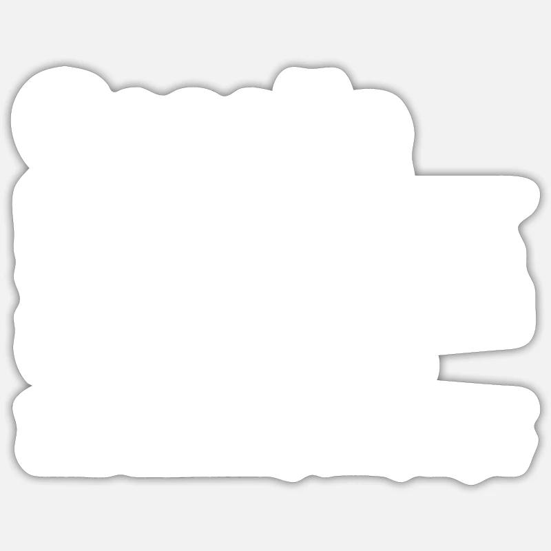 Compagnon - Sticker taille S (10 x 10 cm) - blanc mat