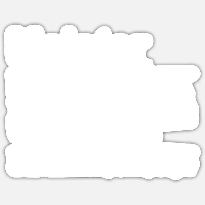 Maître - Sticker taille S (10 x 10 cm) - blanc mat