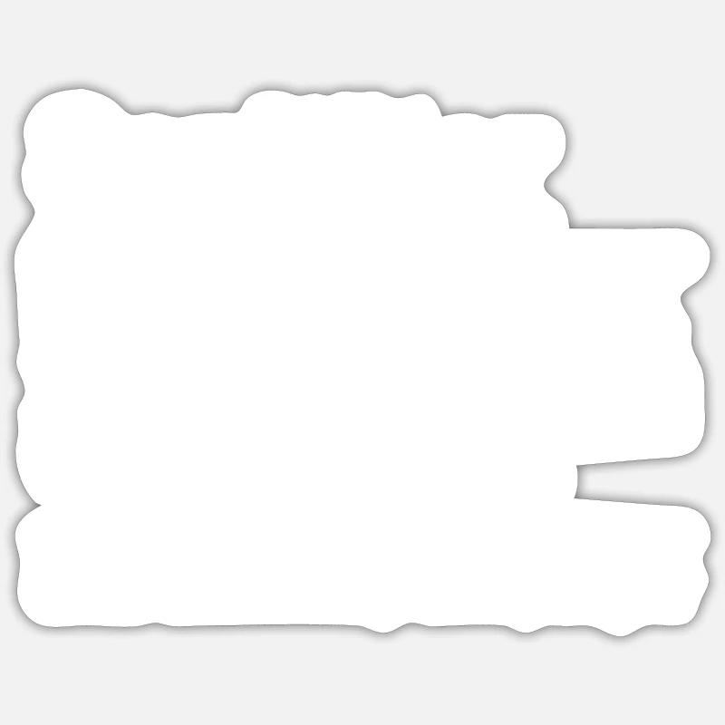 Ambulancier - Sticker taille S (10 x 10 cm) - blanc mat