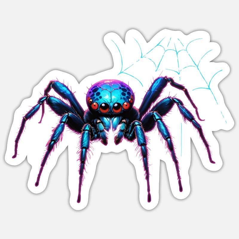 Spider - Sticker size S (10 x 10 cm) - white matte
