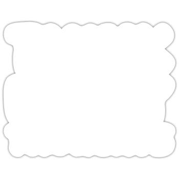 Pensez à des pensées heureuses - Sticker taille S (10 x 10 cm) - blanc mat - Devant