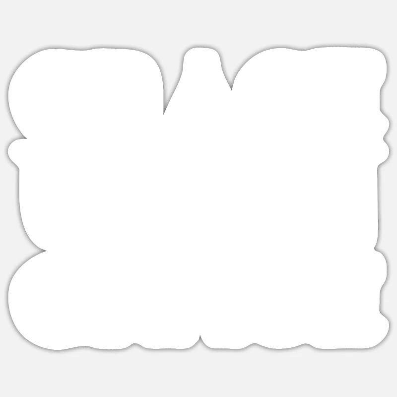 Grace Upon Grace - Sticker size S (10 x 10 cm) - white matte