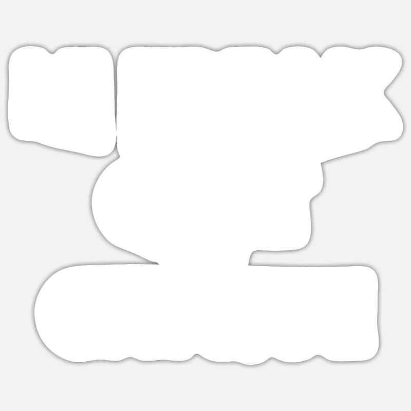 le freak c'est chique - Sticker size S (10 x 10 cm) - white matte