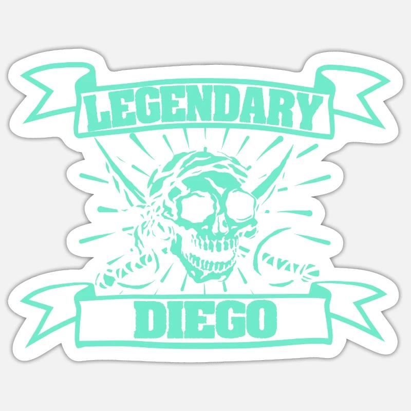 Diego Sticker Größe S (10 x 10 cm)