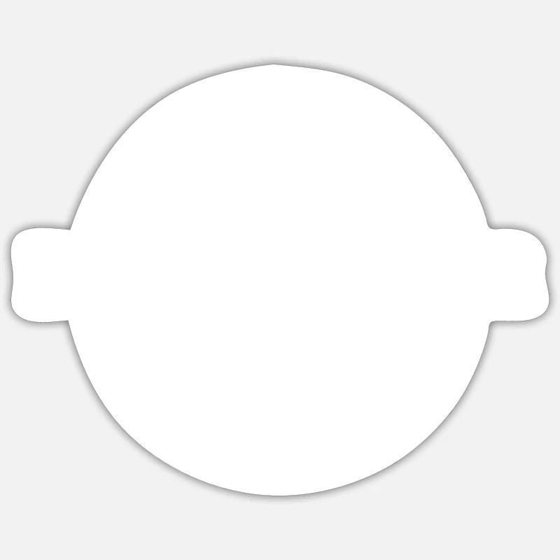 Emploi Comptable - Sticker taille S (10 x 10 cm) - blanc mat