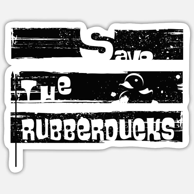 save rubber Sticker Größe S (10 x 10 cm)