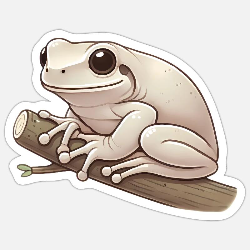 Realistic Tree Frog Soft Illustration Sticker size S (10 x 10 cm)