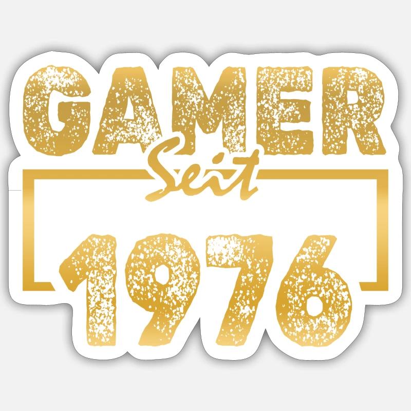 PC 1976 - Sticker size S (10 x 10 cm) - white matte