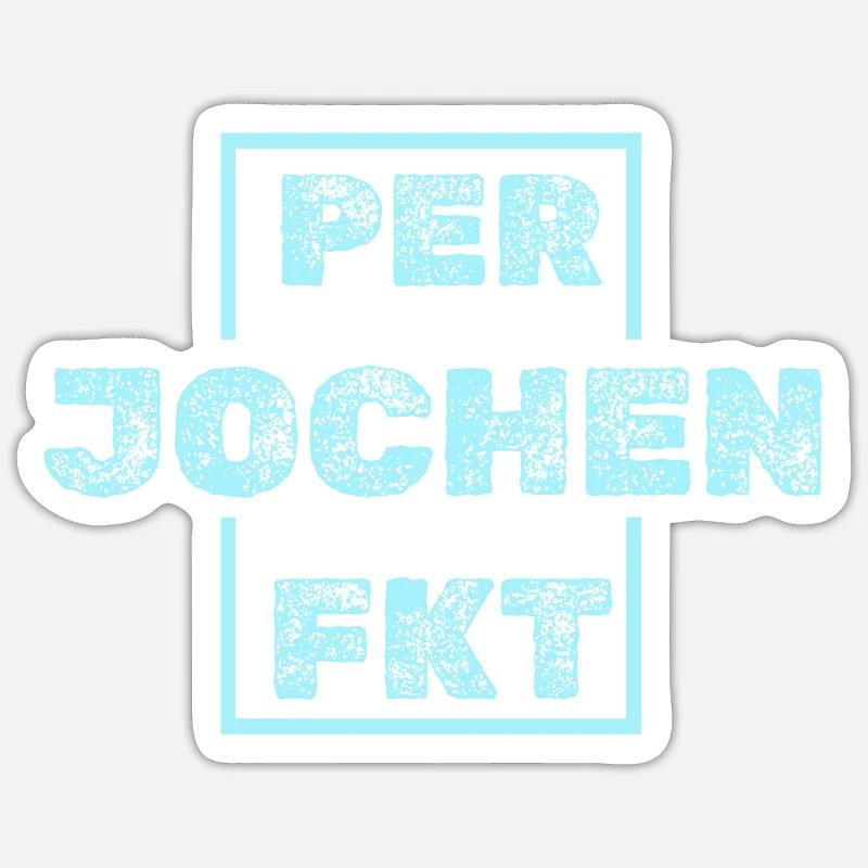 Jochen Jochen - Sticker Größe S (10 x 10 cm) - Mattweiß